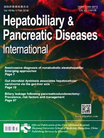 Hepatobiliary Pancreatic Diseases International杂志