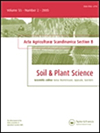 Acta Agriculturae Scandinavica Section B-土壤和植物科学