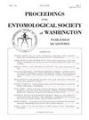 Proceedings Of The Entomological Society Of Washington
