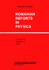 Romanian Reports In Physics