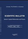 University Politehnica Of Bucharest Scientific Bulletin-series A-applied Mathema