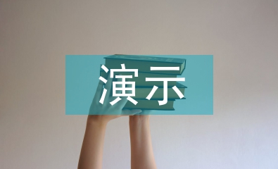 演示实验论文